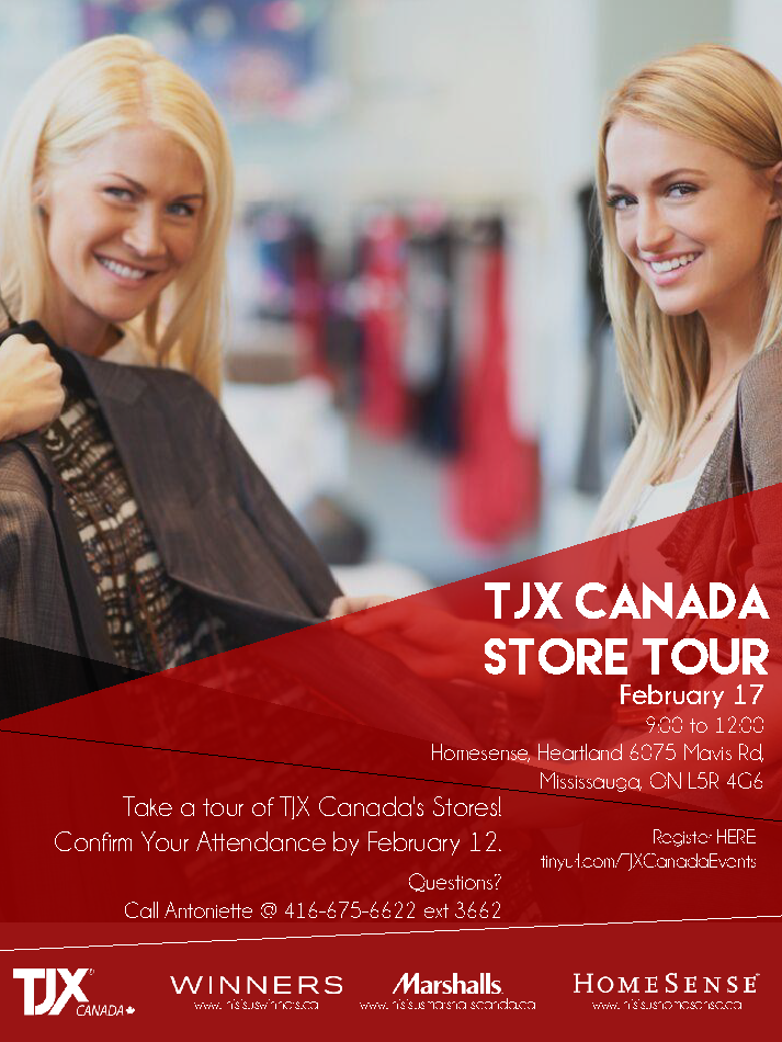 TJX Canada Store Tour Humber Communiqué